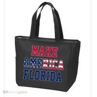Make America Florida, Desantis 2024 Election Funny Sarcastic Tote Bag thumb 3