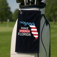 Make America Florida Golf Towel thumb 2