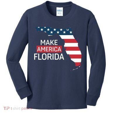Make America Florida Kids Long Sleeve Shirt