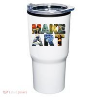 MAKE ART Funny Artist Artistic Humor Famous Paintings Tumbler thumb 0