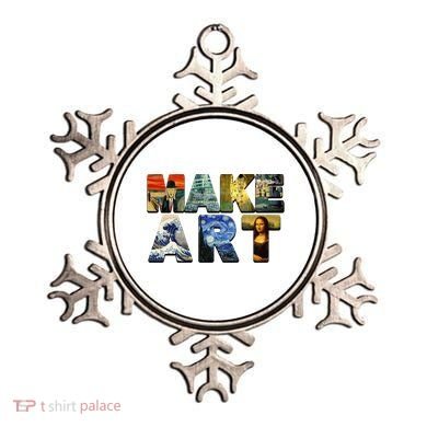 MAKE ART Funny Artist Artistic Humor Famous Paintings Ornament