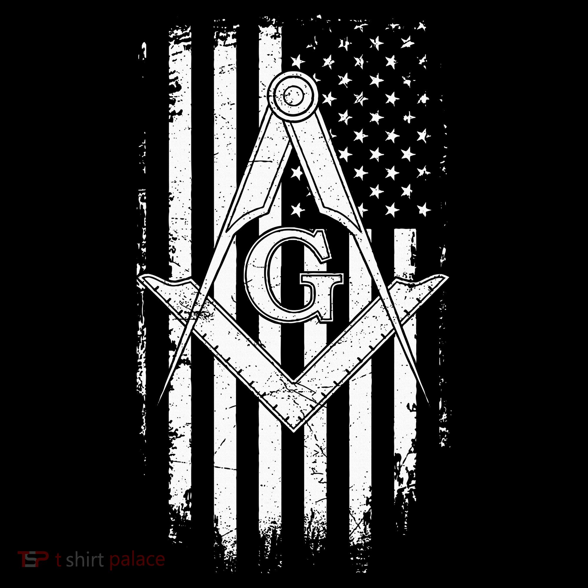 Masonic American Flag Square And Compass Freemason Visor