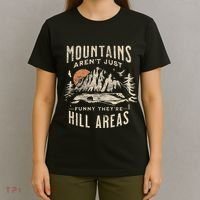 Mountains ArenT Funny TheyRe Hill Areas Dad Joke Word Pun T-Shirt thumb 4
