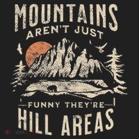 Mountains ArenT Funny TheyRe Hill Areas Dad Joke Word Pun Beanie thumb 2