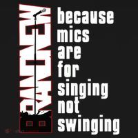 Mics Are For Singing Not Swinging Doggie Tank thumb 4
