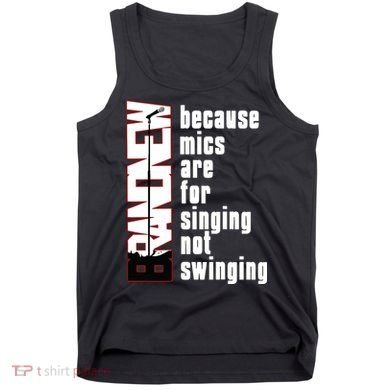 Mics Are For Singing Not Swinging Tank Top
