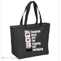 Mics Are For Singing Not Swinging Tote Bag thumb 2