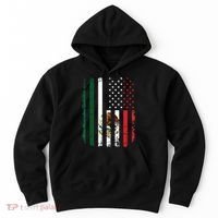Mexican American Flag Mexican Roots Mexico America Hoodie thumb 0