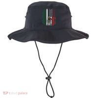 Mexican American Flag Mexican Roots Mexico America Bucket Hat thumb 0