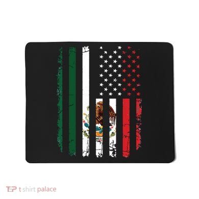 Mexican American Flag Mexican Roots Mexico America Mousepad