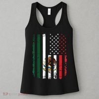 Mexican American Flag Mexican Roots Mexico America Women's Tank Top thumb 3