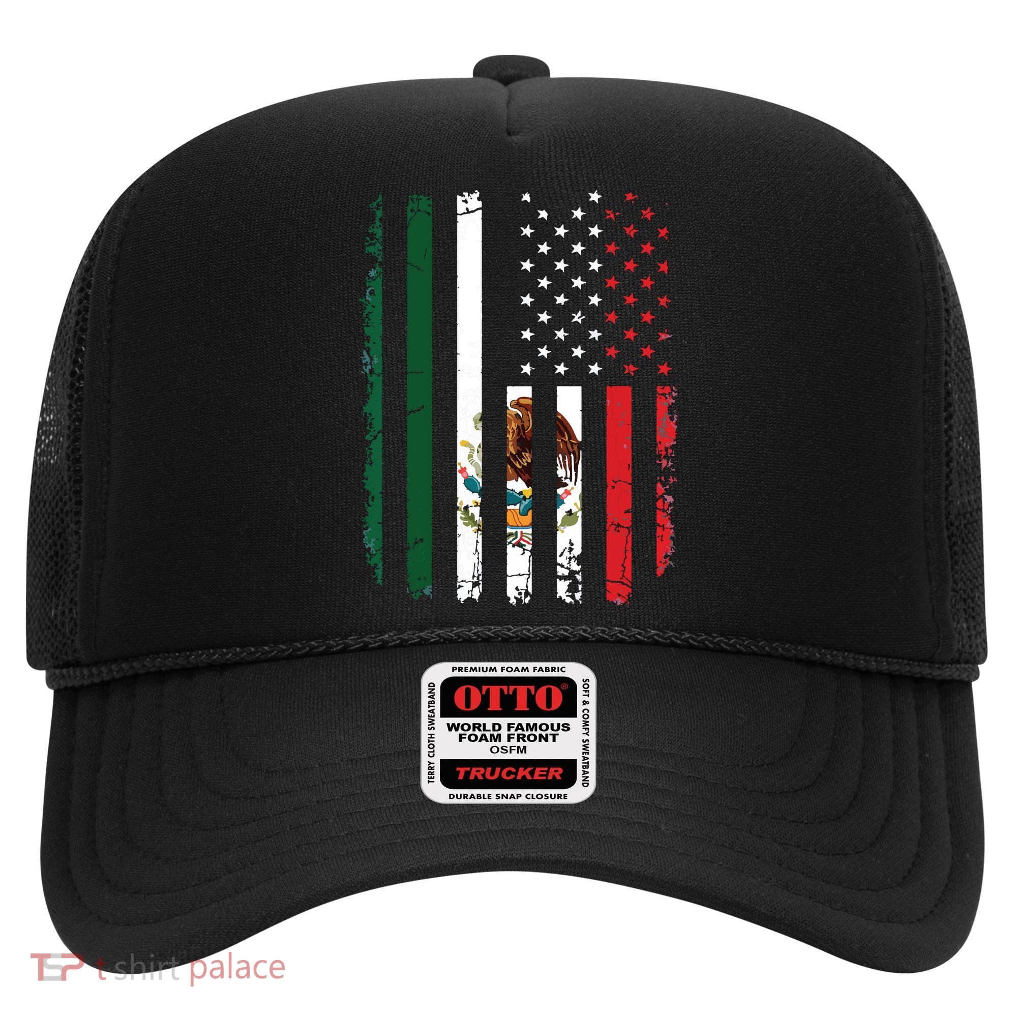 Mexican American Flag Mexican Roots Mexico America Hat