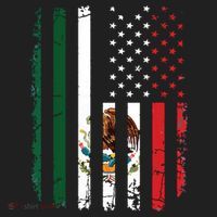 Mexican American Flag Mexican Roots Mexico America Hat thumb 2