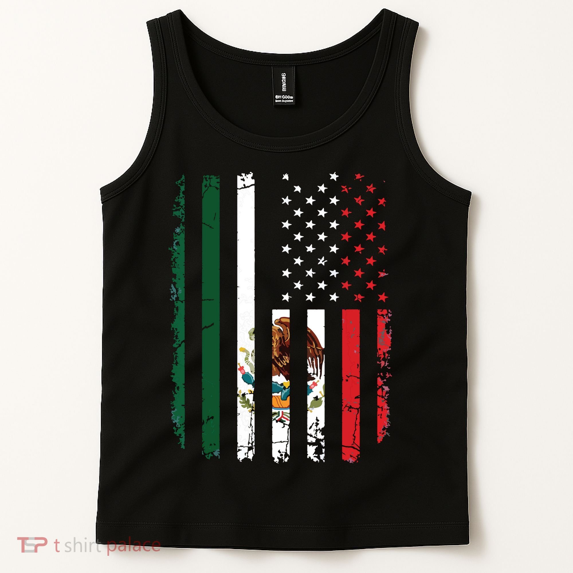 Mexican American Flag Mexican Roots Mexico America Tank Top