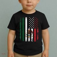 Mexican American Flag Mexican Roots Mexico America Toddler T-Shirt thumb 2