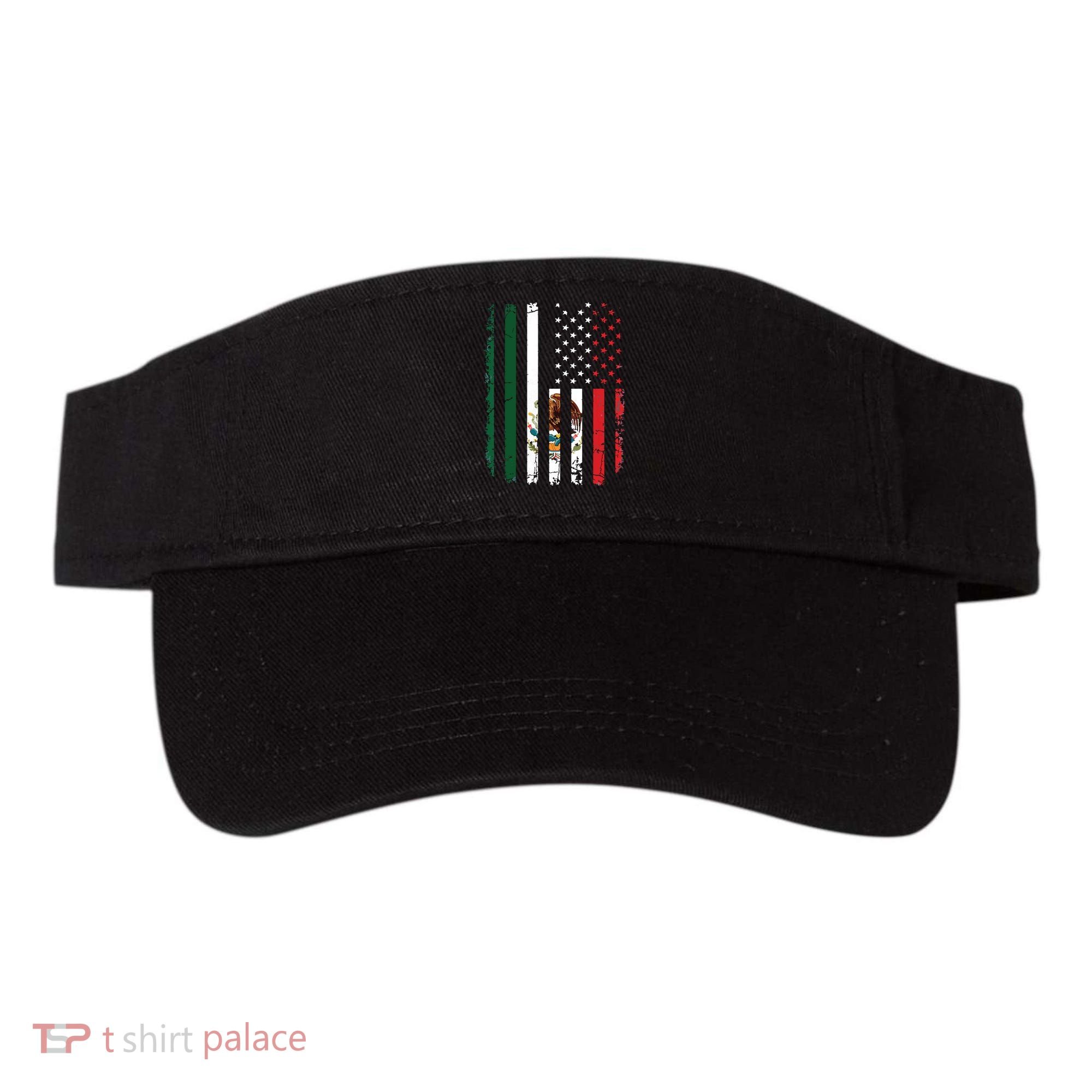 Mexican American Flag Mexican Roots Mexico America Visor