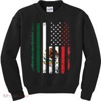 Mexican American Flag Mexican Roots Mexico America Kids Sweatshirt thumb 0