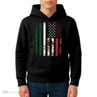 Mexican American Flag Mexican Roots Mexico America Kids Hoodie thumb 4