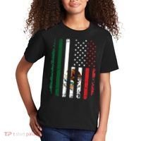 Mexican American Flag Mexican Roots Mexico America Kids T-Shirt thumb 2