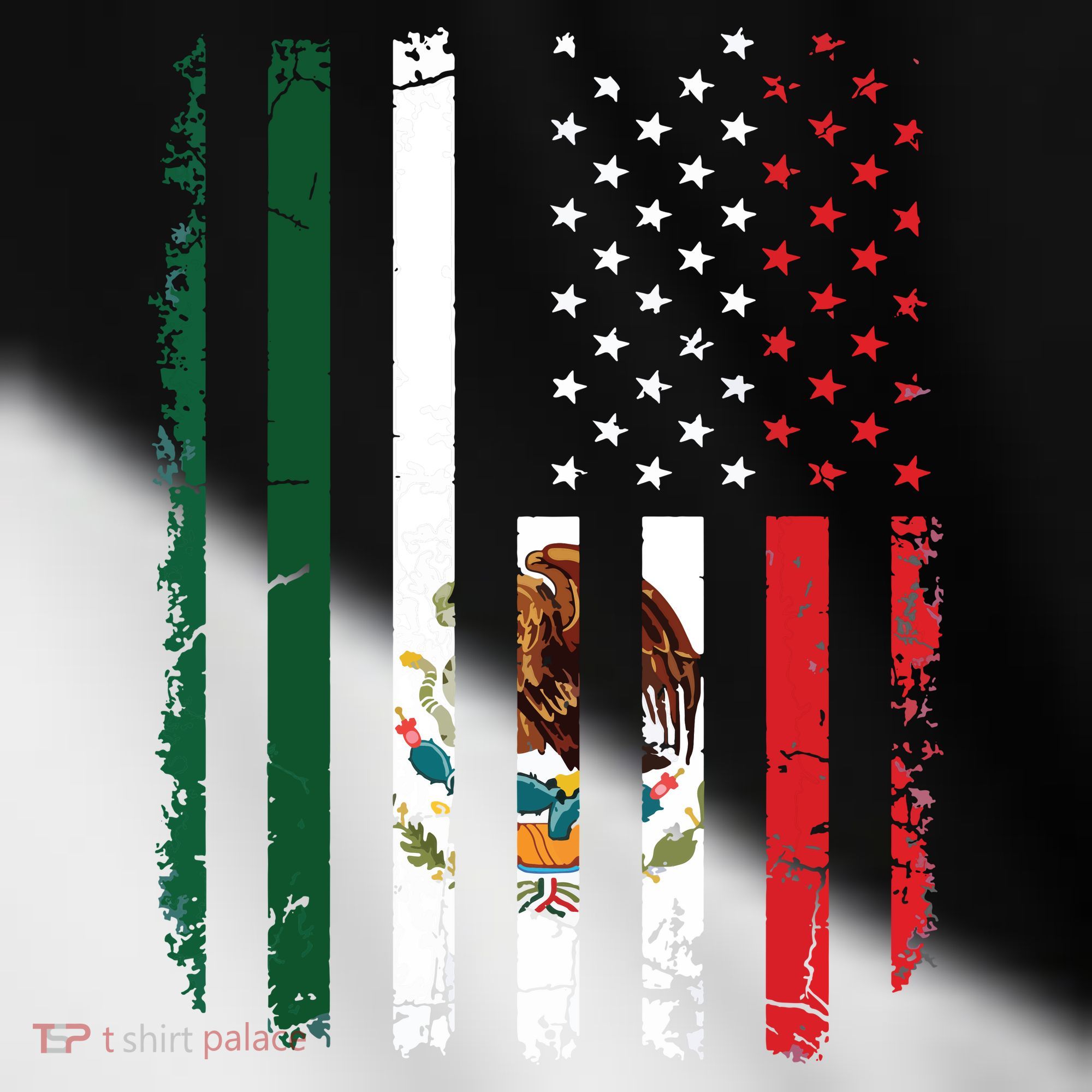 Mexican American Flag Mexican Roots Mexico America Toddler Fine Jersey T-Shirt