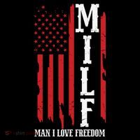 MILF American Flag Man I LIke Freedom 4th Of July Coffee Mug thumb 5