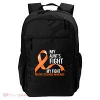 My Aunt's Fight My Fight Multiple Sclerosis Ms Warrior Gift Backpack thumb 0
