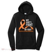 My Aunt's Fight My Fight Multiple Sclerosis Ms Warrior Gift Women's Hoodie thumb 0