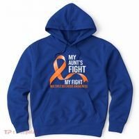 My Aunt's Fight My Fight Multiple Sclerosis Ms Warrior Gift Hoodie thumb 0