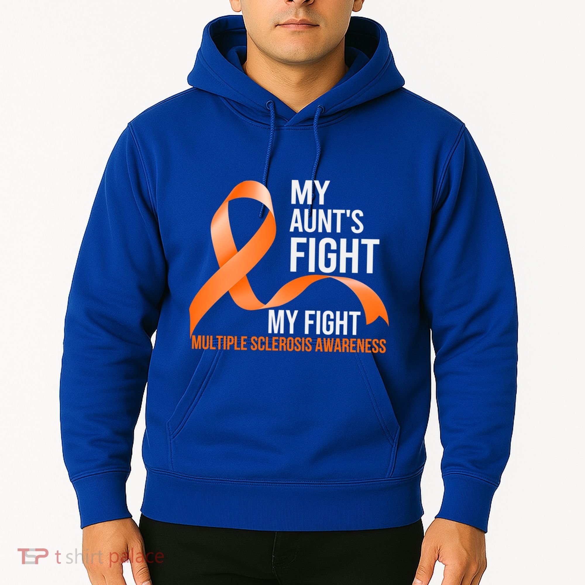 My Aunt's Fight My Fight Multiple Sclerosis Ms Warrior Gift Hoodie