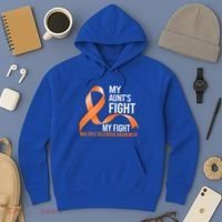 My Aunt's Fight My Fight Multiple Sclerosis Ms Warrior Gift Hoodie thumb 3