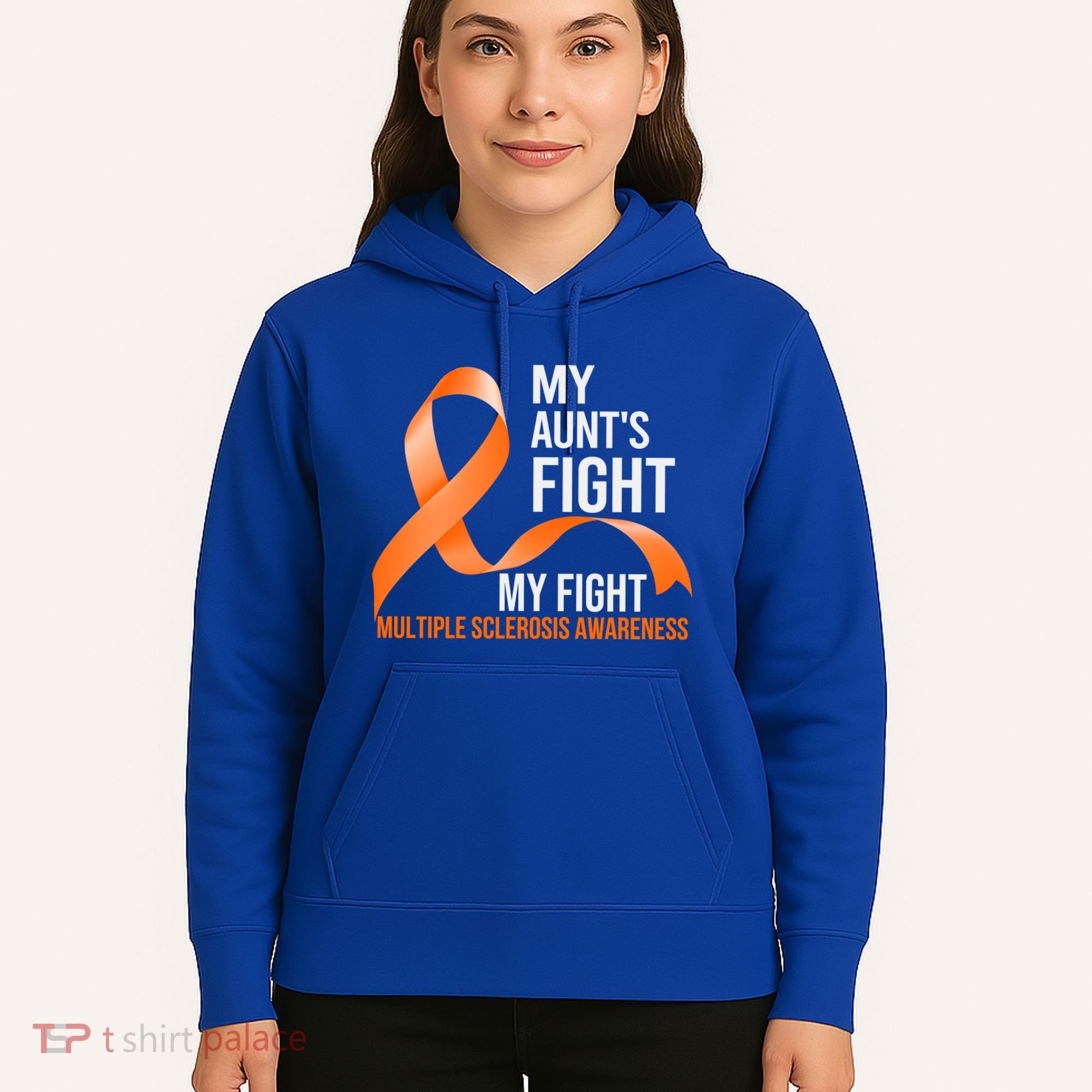 My Aunt's Fight My Fight Multiple Sclerosis Ms Warrior Gift Hoodie