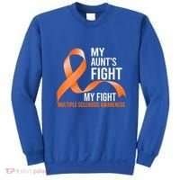 My Aunt's Fight My Fight Multiple Sclerosis Ms Warrior Gift Sweatshirt thumb 0