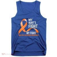 My Aunt's Fight My Fight Multiple Sclerosis Ms Warrior Gift Tank Top thumb 0