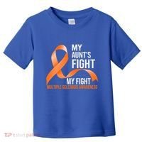 My Aunt's Fight My Fight Multiple Sclerosis Ms Warrior Gift Toddler T-Shirt thumb 0