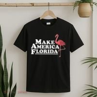 Make America Florida Funny Flamingo T-Shirt thumb 2