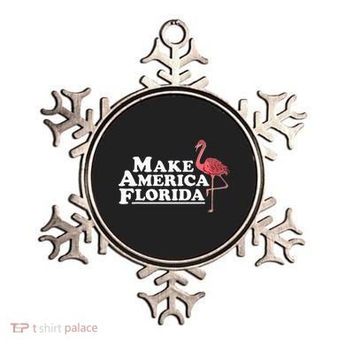 Make America Florida Funny Flamingo Ornament