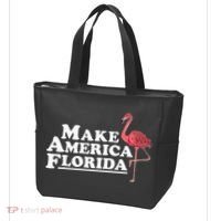 Make America Florida Funny Flamingo Tote Bag thumb 3