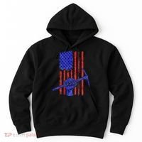 Miner American Flag Mining Gift Pick Usa Patriotic Hoodie thumb 0
