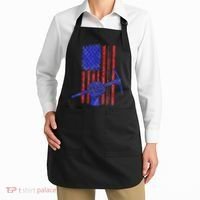 Miner American Flag Mining Gift Pick Usa Patriotic Apron thumb 2