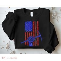 Miner American Flag Mining Gift Pick Usa Patriotic Sweatshirt thumb 2