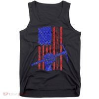 Miner American Flag Mining Gift Pick Usa Patriotic Tank Top thumb 0