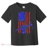 Miner American Flag Mining Gift Pick Usa Patriotic Toddler T-Shirt thumb 0