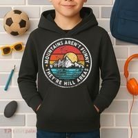 Mountains Aren’T Funny They’Re Hill Areas Kids Hoodie thumb 2