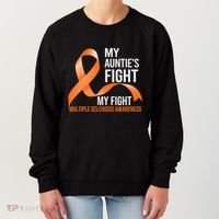 My Auntie's Fight My Fight Multiple Sclerosis Ms Warrior Gift Women's Sweatshirt thumb 0