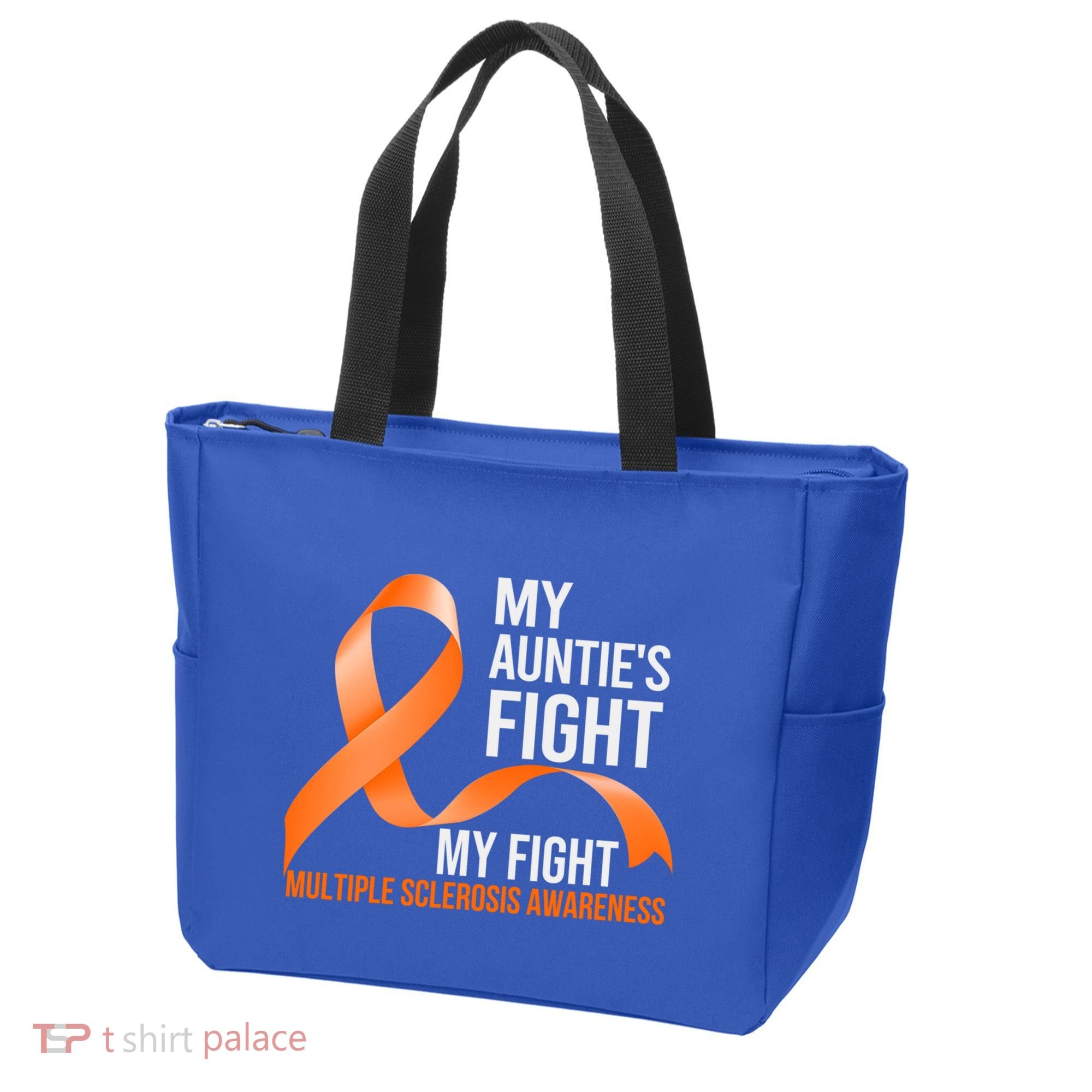 My Auntie's Fight My Fight Multiple Sclerosis Ms Warrior Gift Tote Bag