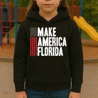 Make America Florida Presidential Election Vote Kids Hoodie thumb 3