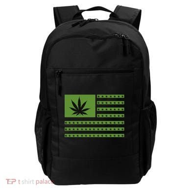 Marijuana American Flag Backpack