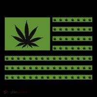 Marijuana American Flag Backpack thumb 2