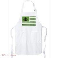 Marijuana American Flag Apron thumb 0
