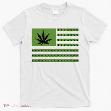 Marijuana American Flag T-Shirt